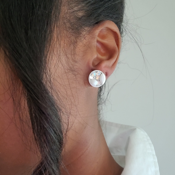 Staci Stud "Cloud"  Earrings