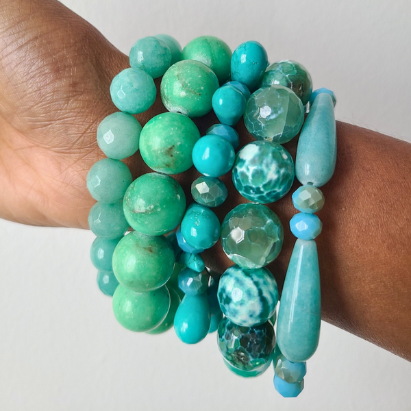 Maxi "Mint" Bracelet Stack
