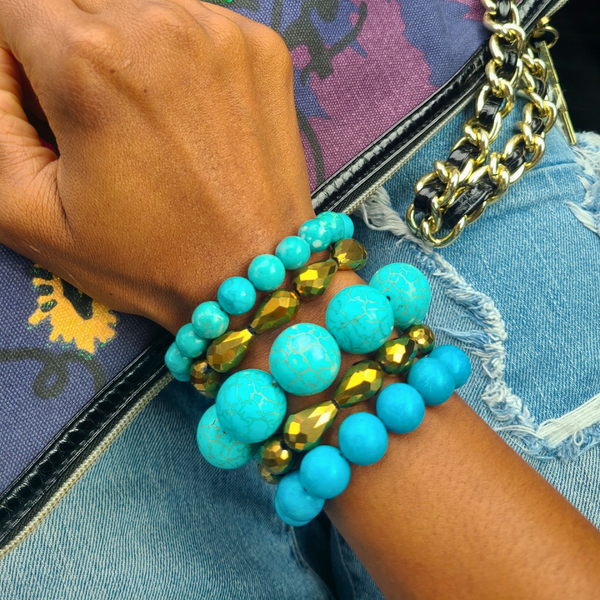 Maxi "Turquoise" Bracelet Stack