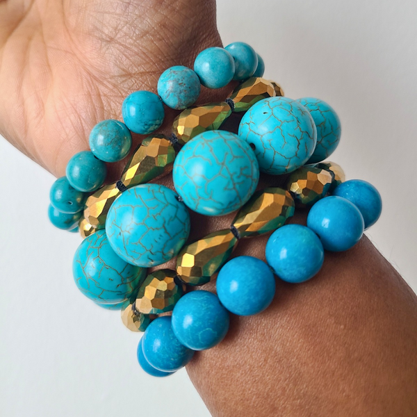 Maxi "Turquoise" Bracelet Stack