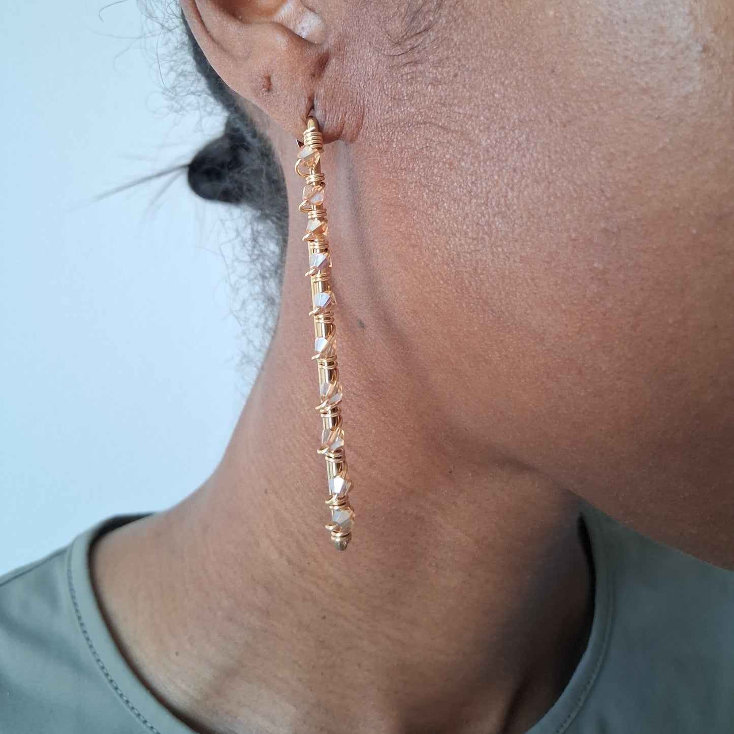 Tammi Earrings | Golden Shadow