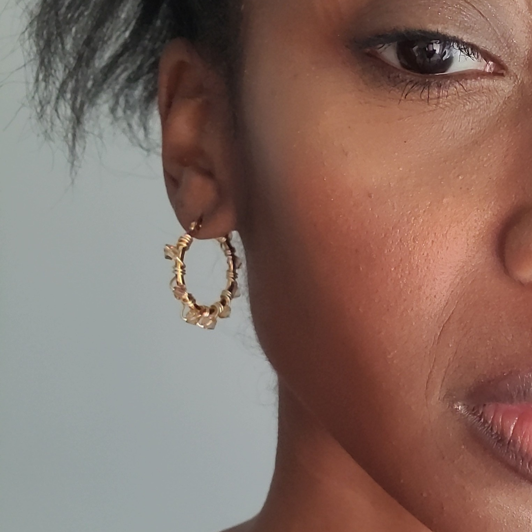 Mini Jodi Hoops | Goldi