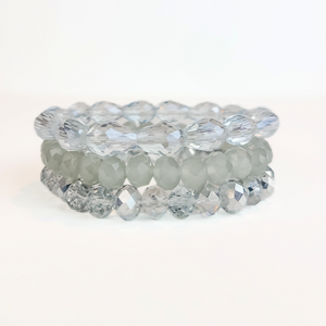 Joi "Gray Ice" Bracelet Set
