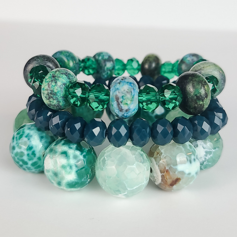 Gemi "Emerald" Bracelet Set