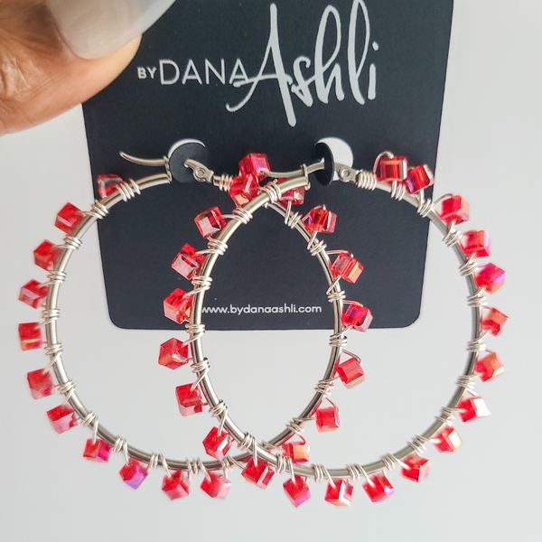 Jessi "Red" Hoops (Silver)