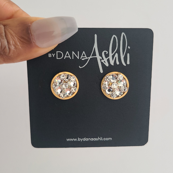 Staci Stud "Crystal" Earrings