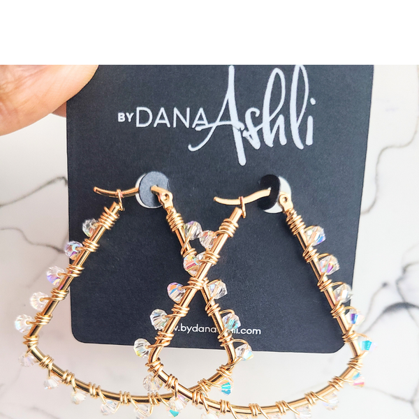 Tri "Crystal AB" Hoops