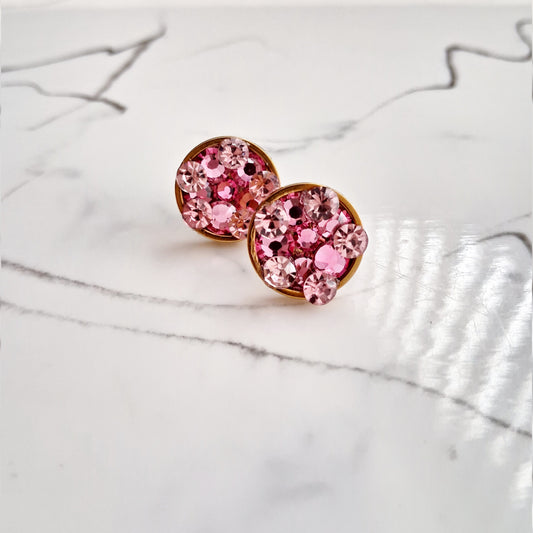Staci Studs | Pink Blush