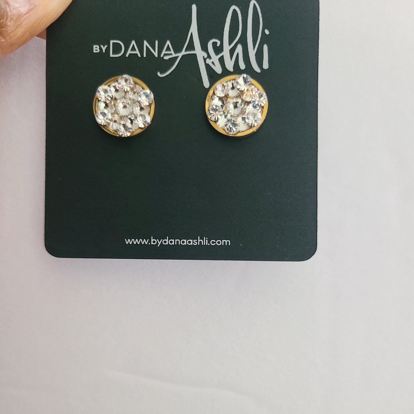 Staci Studs | Crystal Burst (Gold)