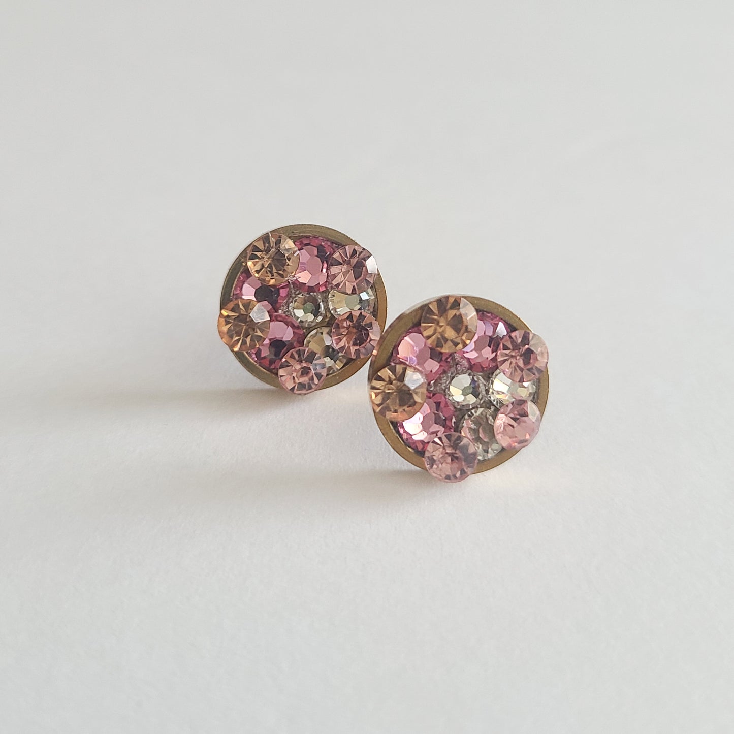 Staci Studs | Peachy Pink