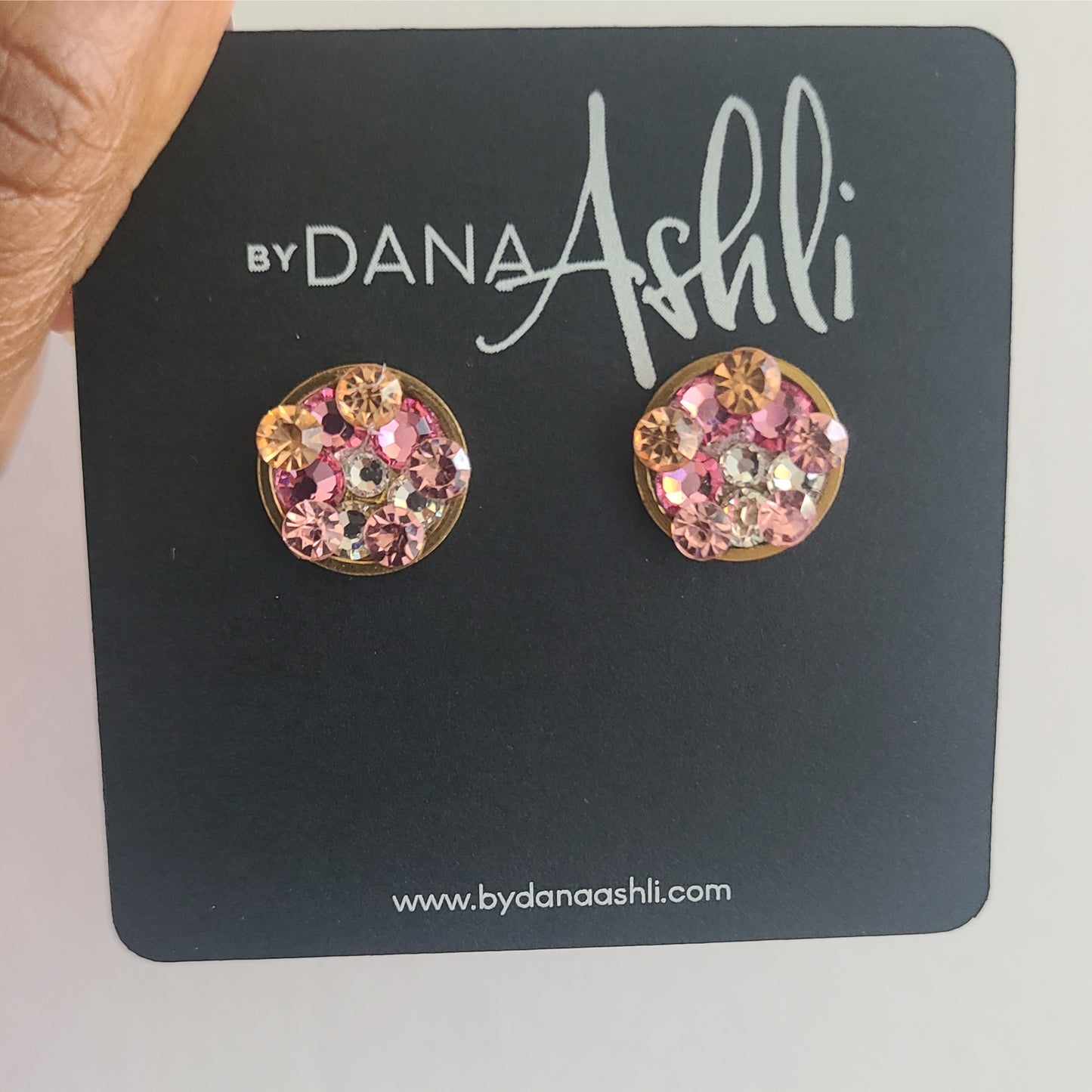 Staci Studs | Peachy Pink