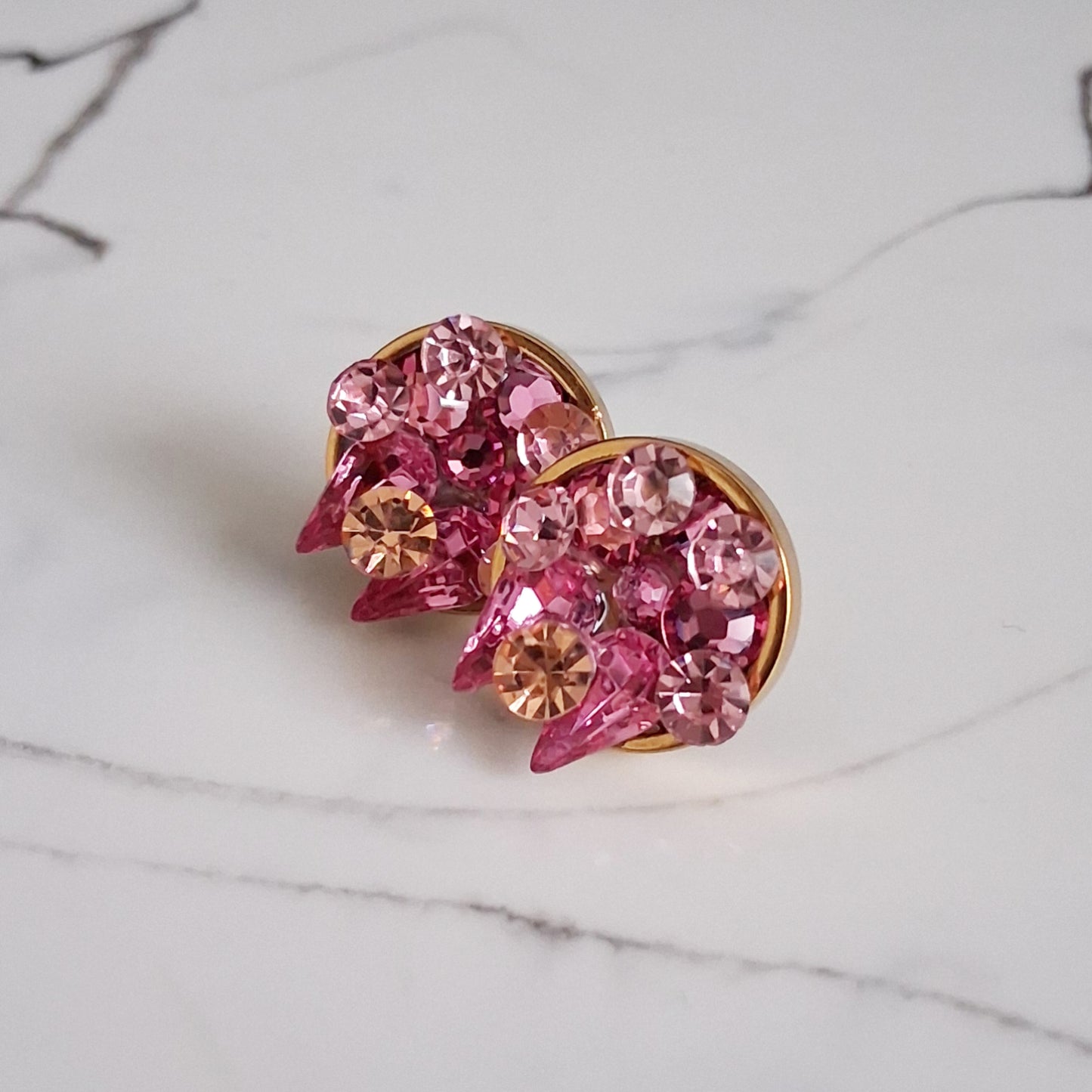 Staci Studs | Pink Petals