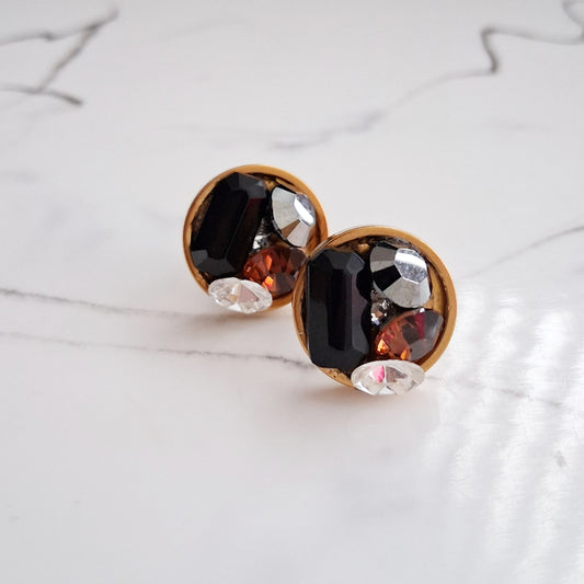 Staci Studs | Espresso