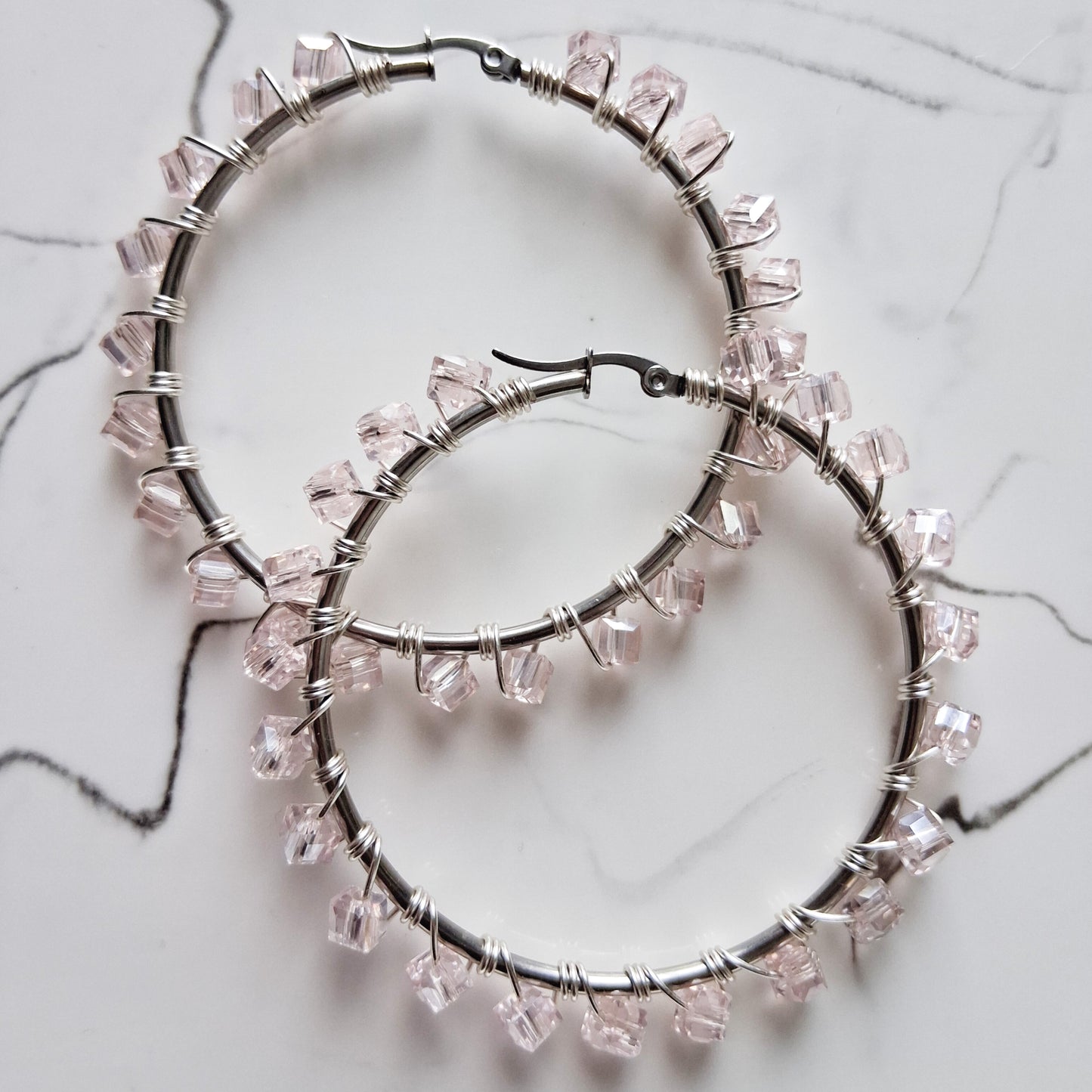 Jessi Hoops | Light Pink