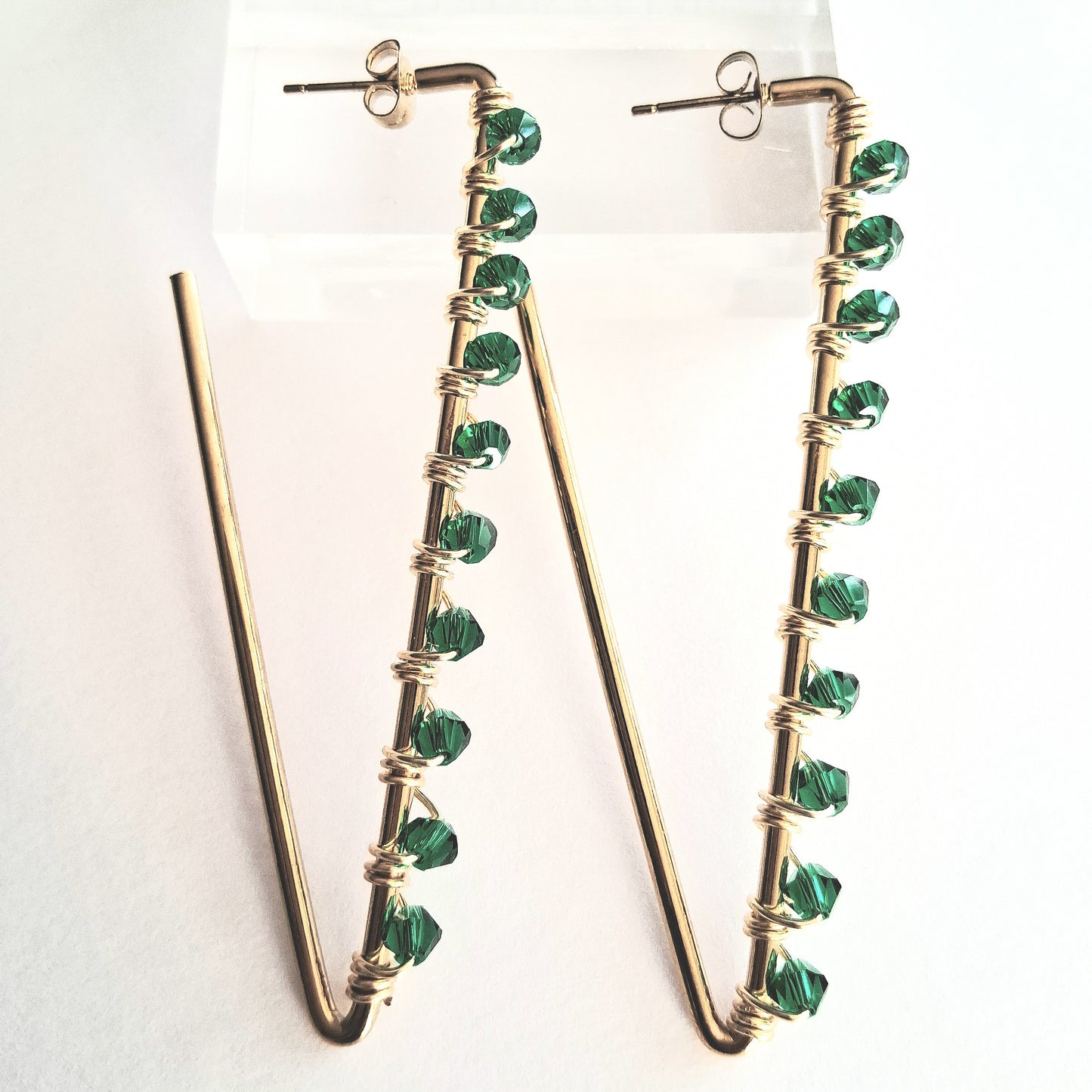 Tammi Earrings | Emerald