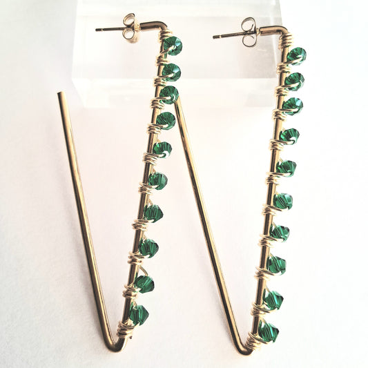 Tammi Earrings | Emerald