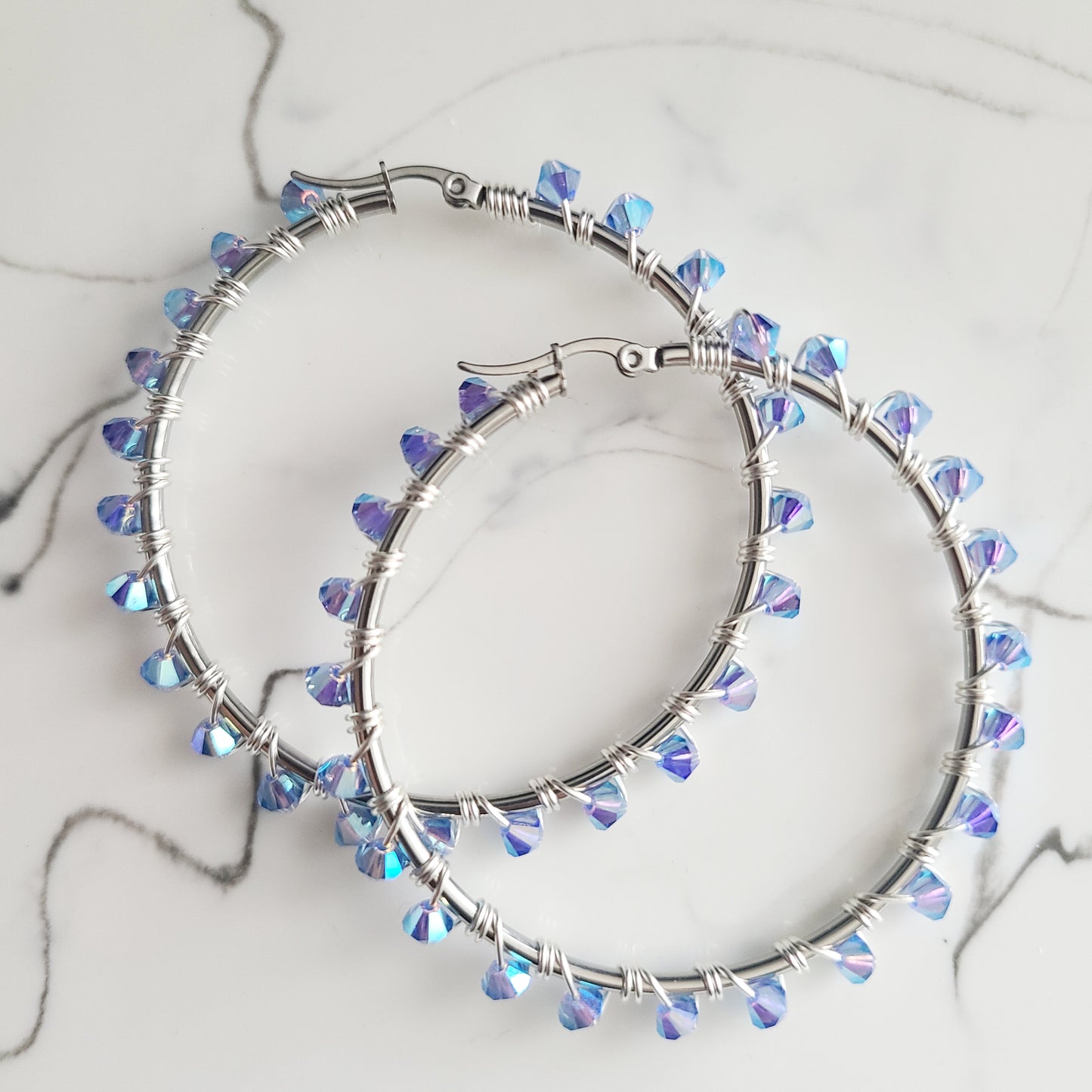 Jodi Hoops | Light Blue AB