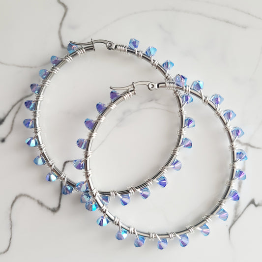 Jodi Hoops | Light Blue AB