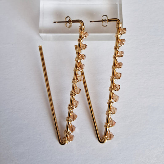 Tammi Earrings | Golden Shadow
