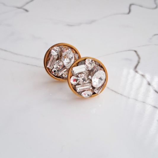 Staci Studs | Crystal
