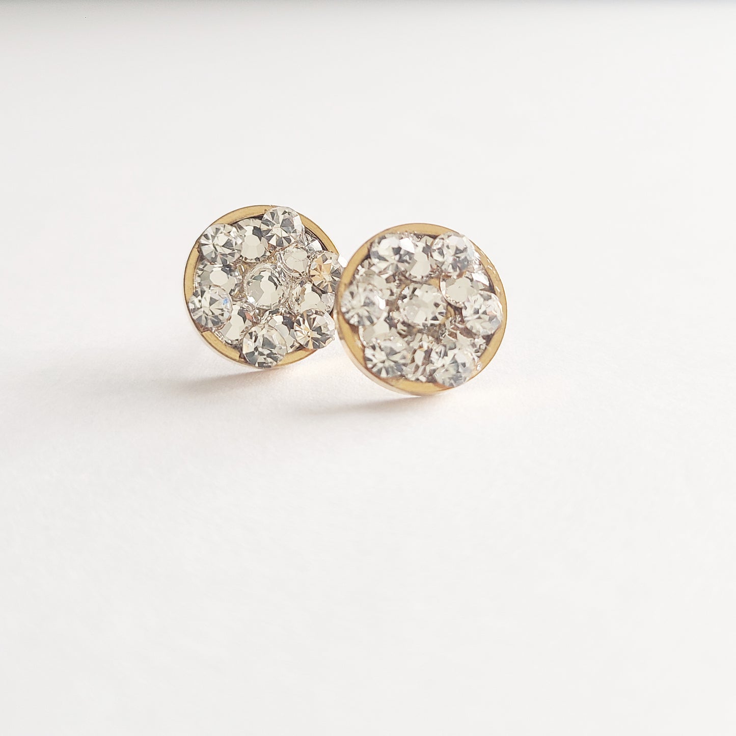 Staci Studs | Crystal Burst (Gold)