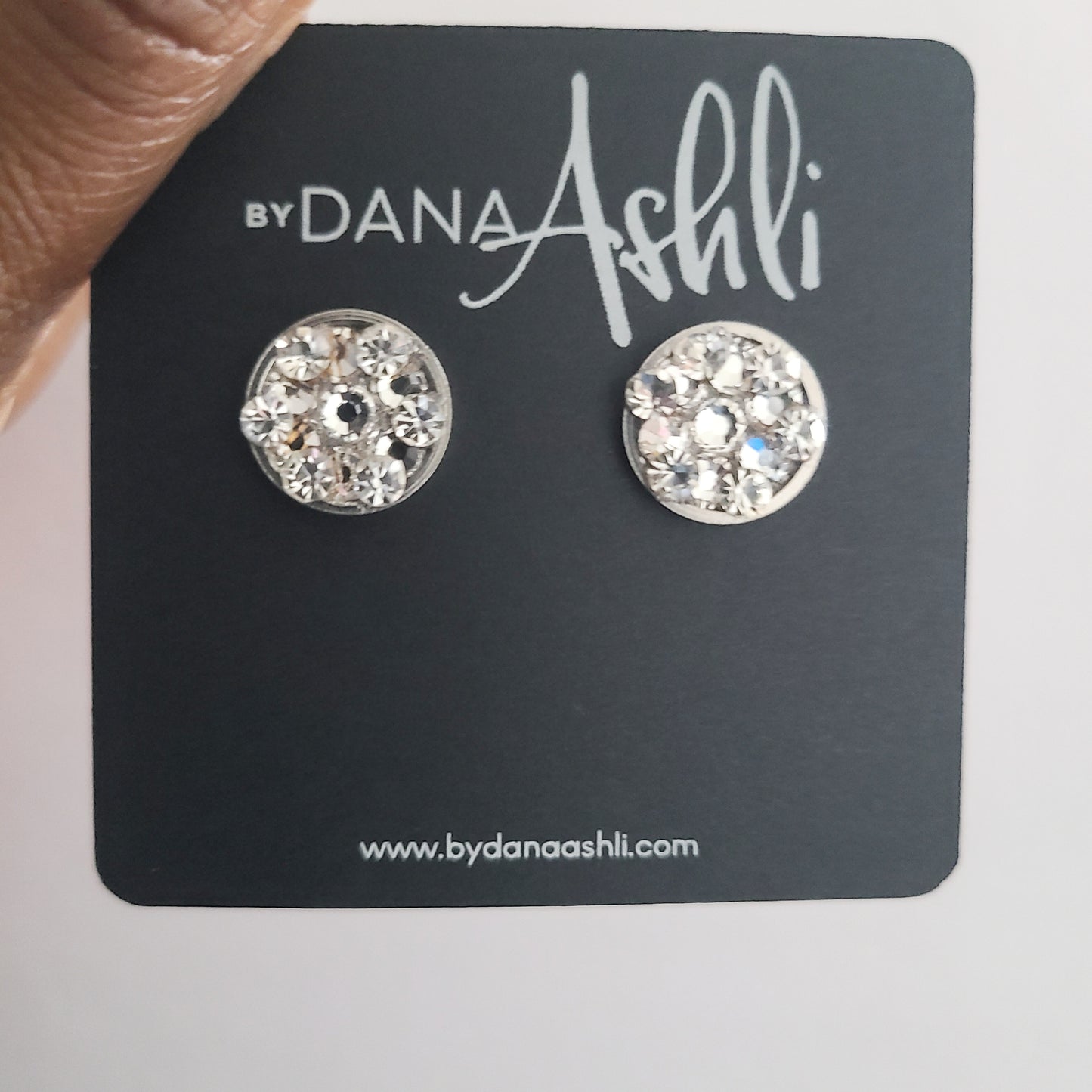 Staci Studs | Crystal Burst (Silver)