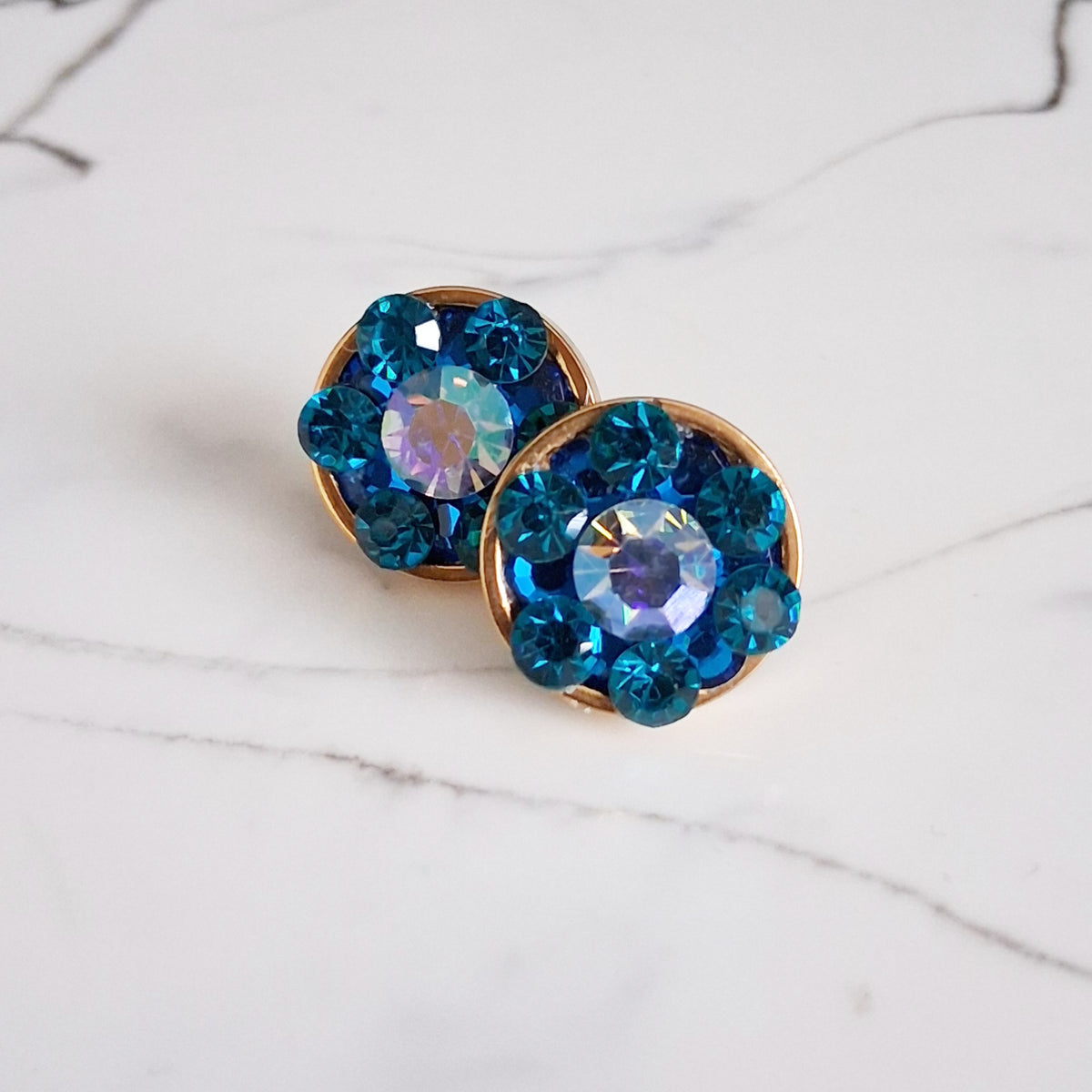 Staci Studs | Teal