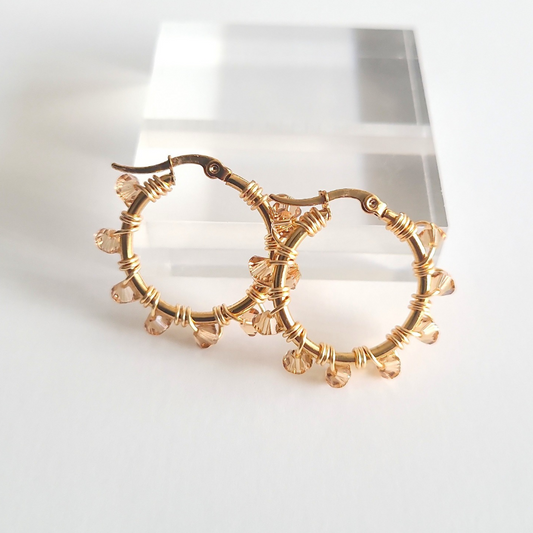 Mini Jodi Hoops | Goldi
